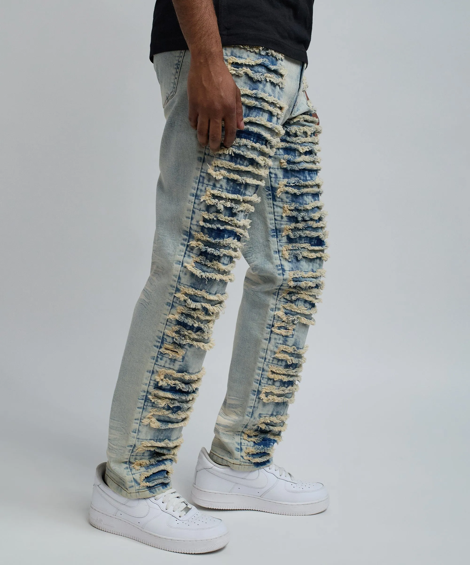 Peachtree Denim Jeans - Cream