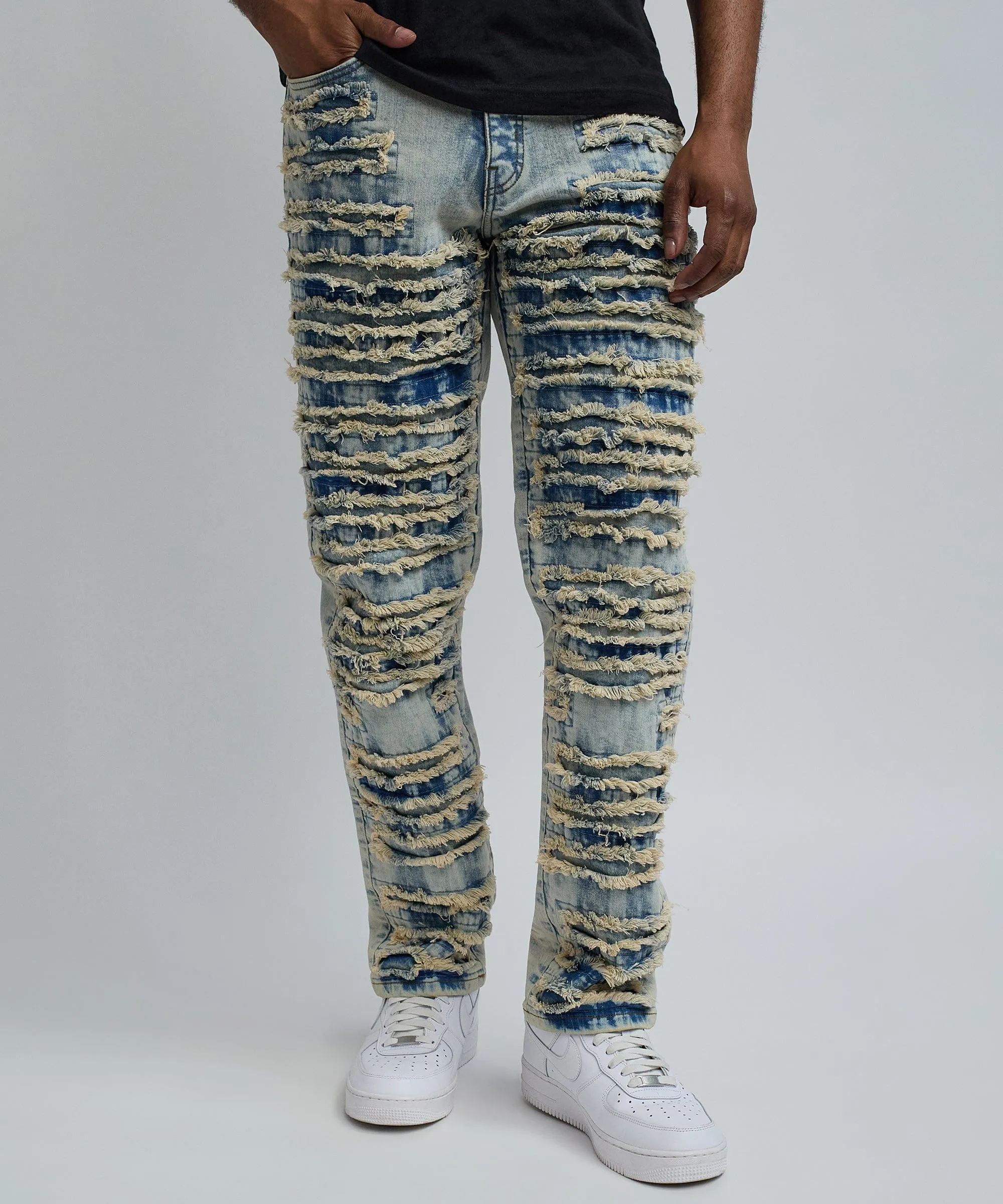 Peachtree Denim Jeans - Cream