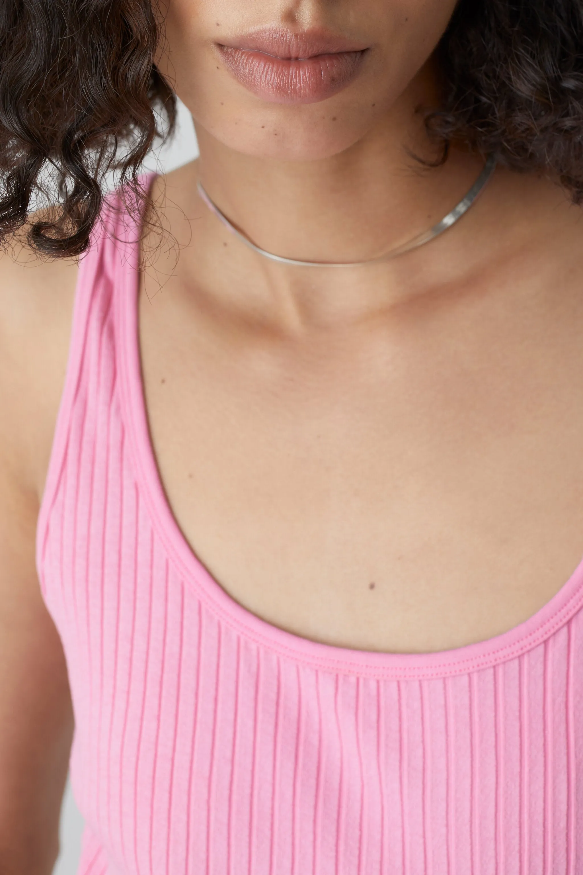 Pink Lilies Tank Top