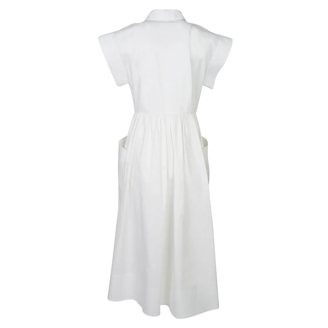 Poplin Midi Dress