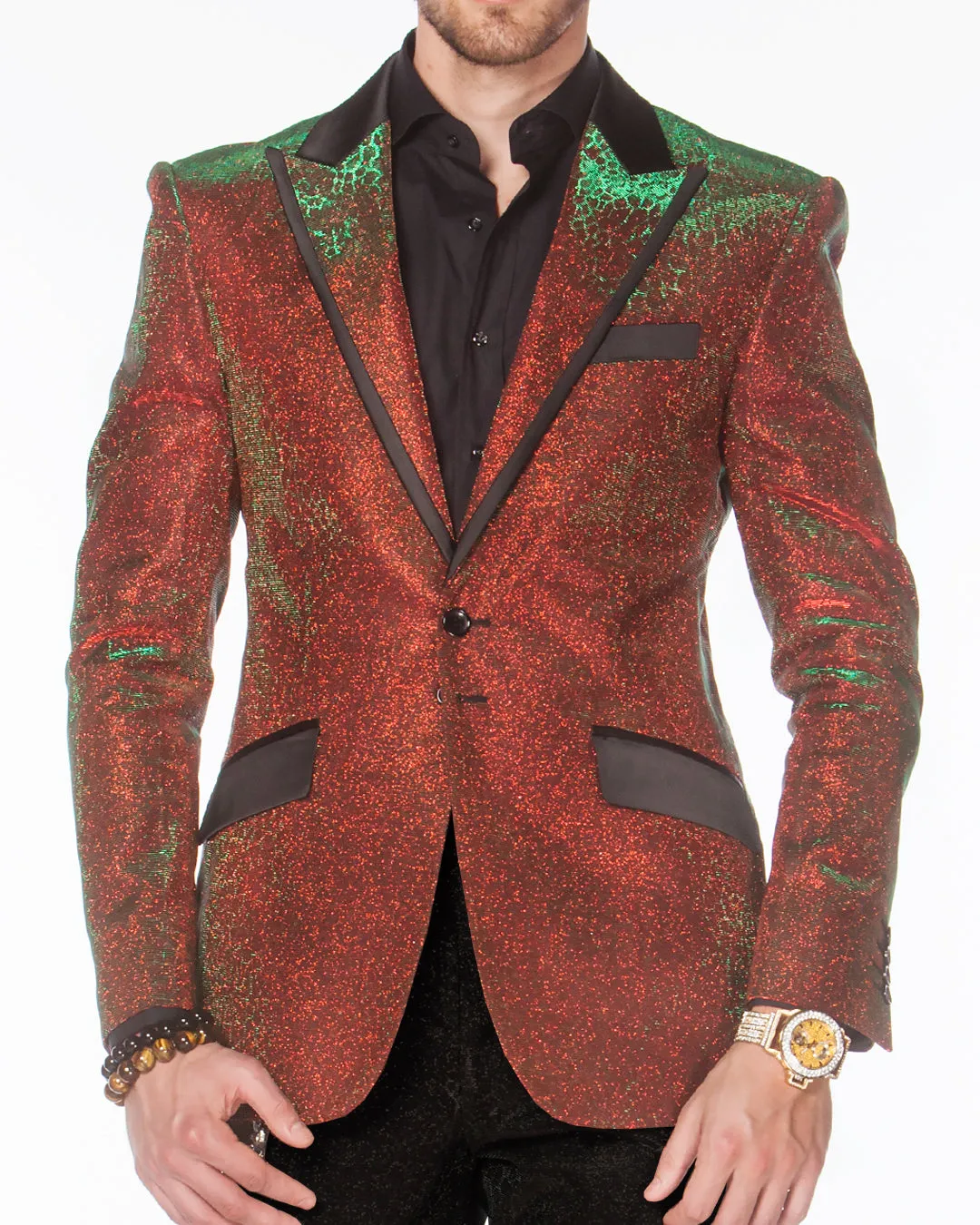 Prom Blazer - Lucio Red - Red Prom Blazer - Prom 2020