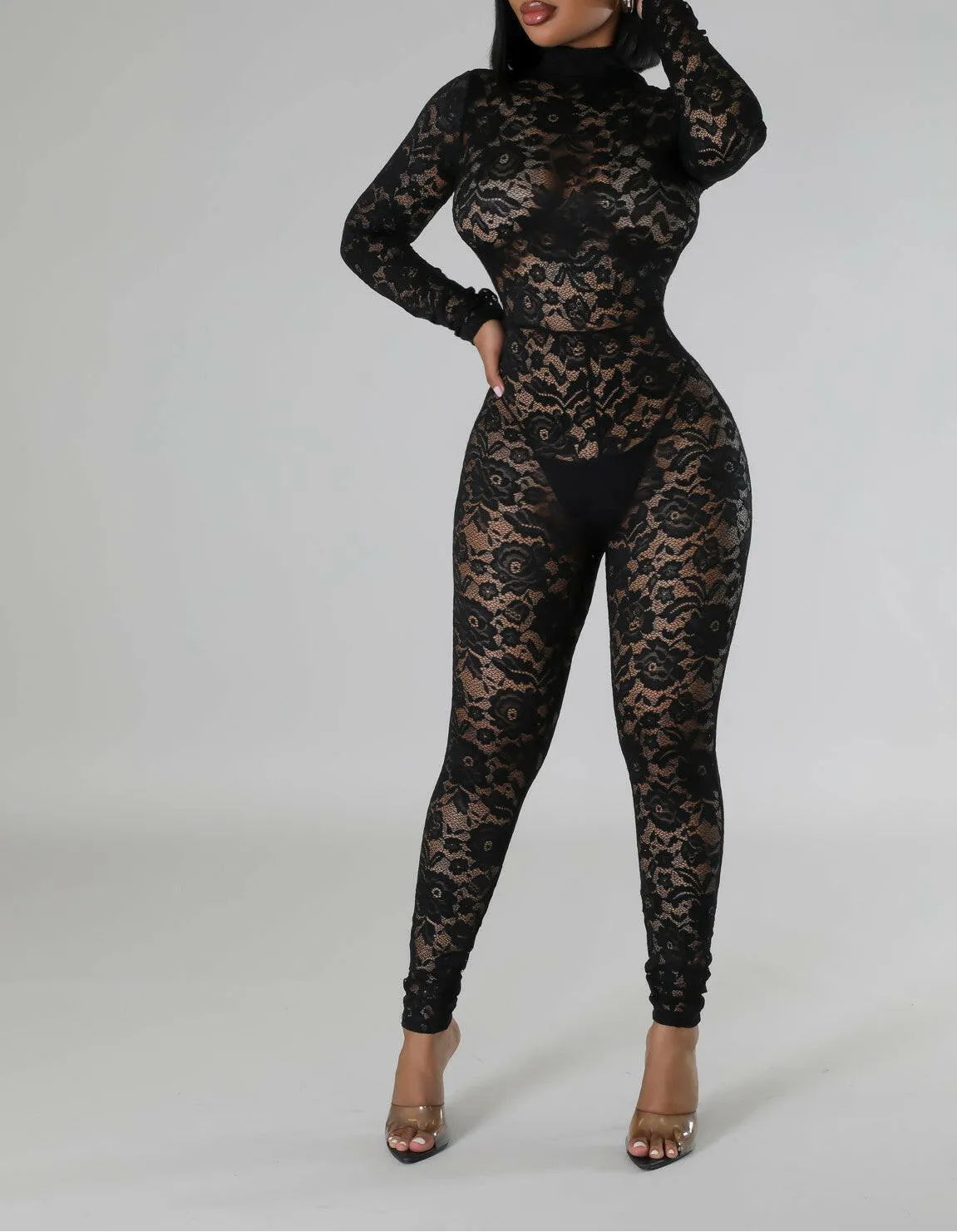 "Madam" Lace Jumpsuit