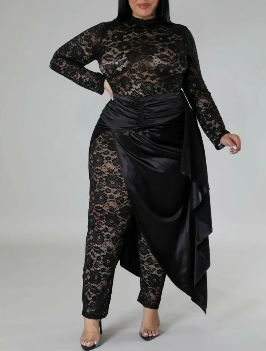 "Madam" Lace Jumpsuit