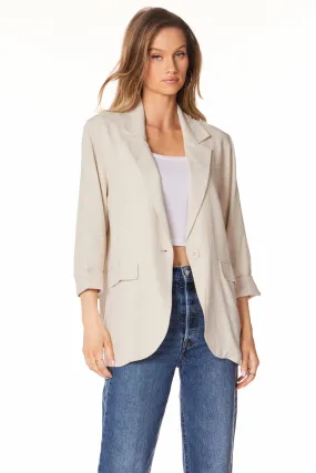 ROLLED SLEEVE BLAZER