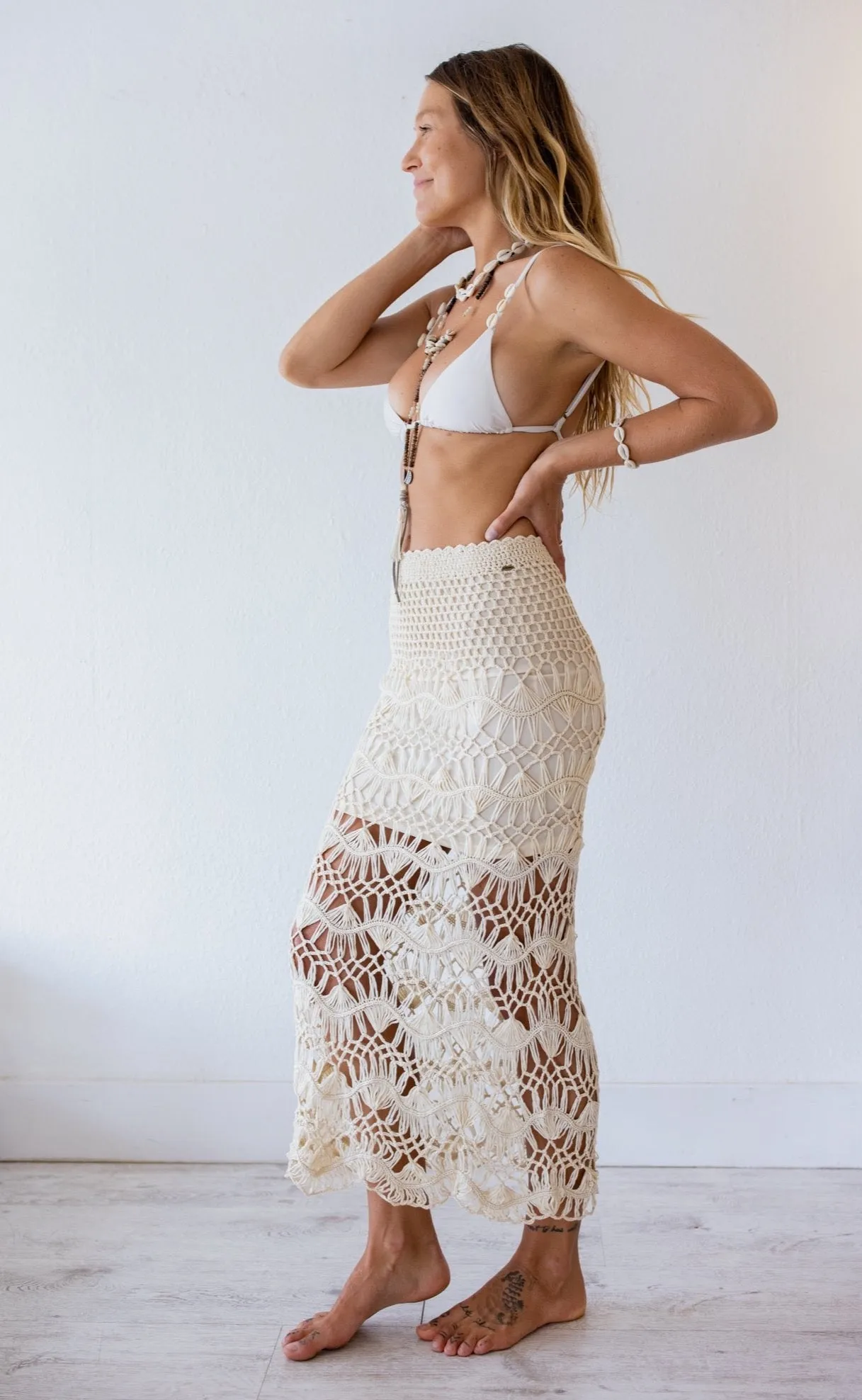 Rosemary Crochet Maxi Skirt