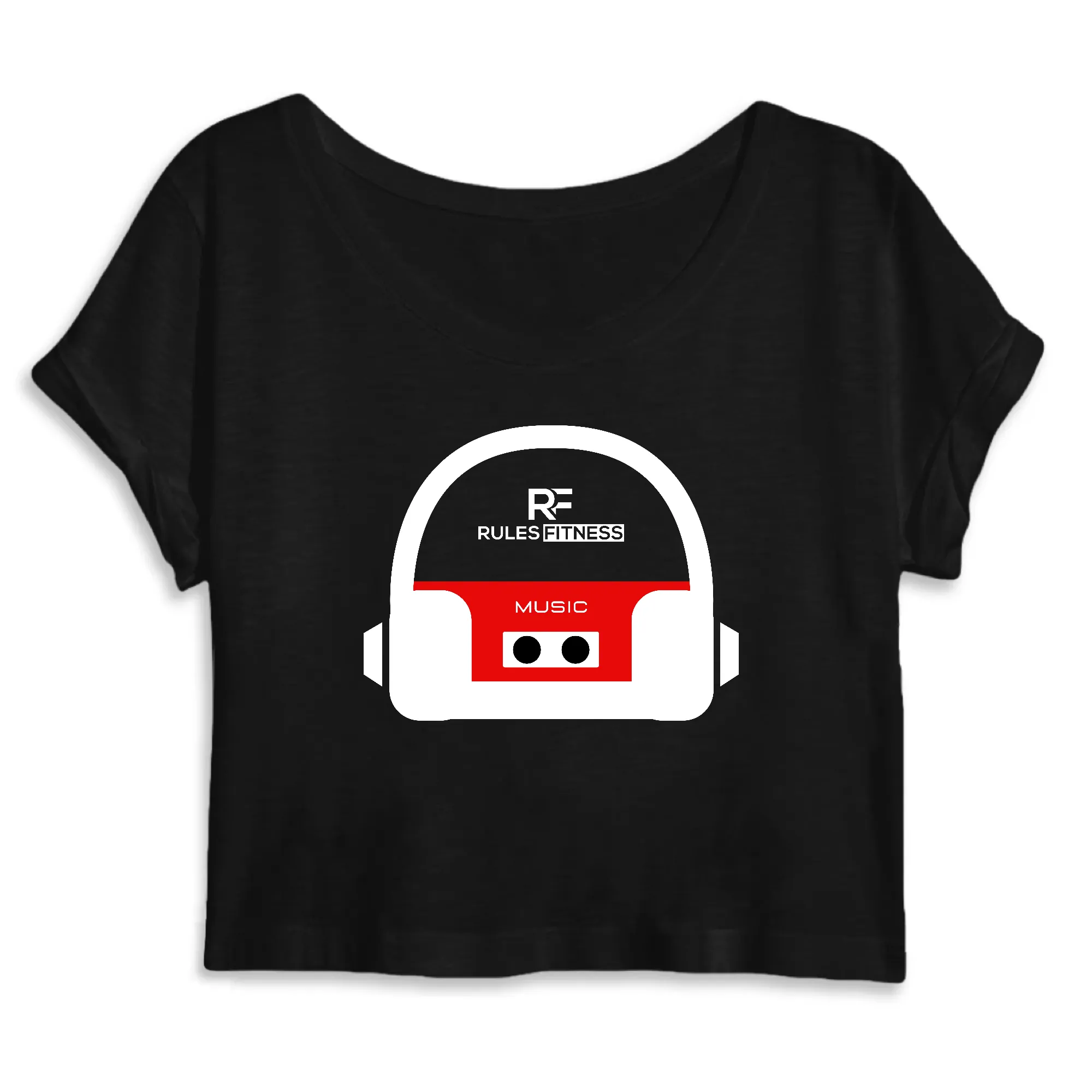 Rulesfitness Music Crop Top