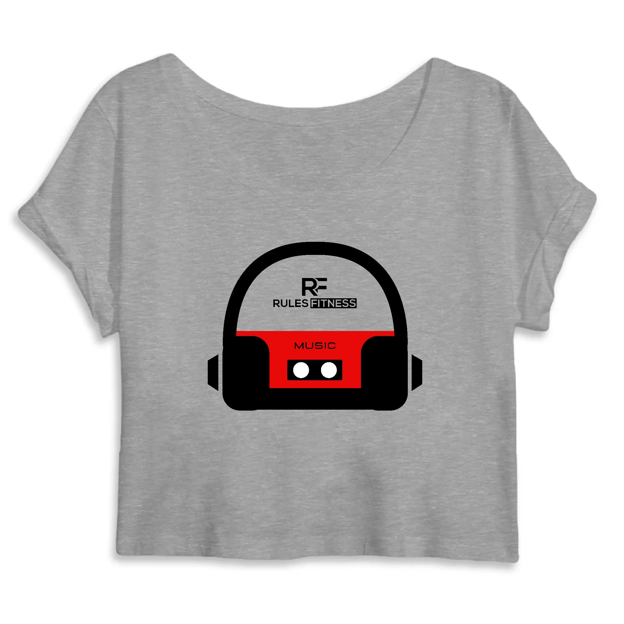 Rulesfitness Music Crop Top