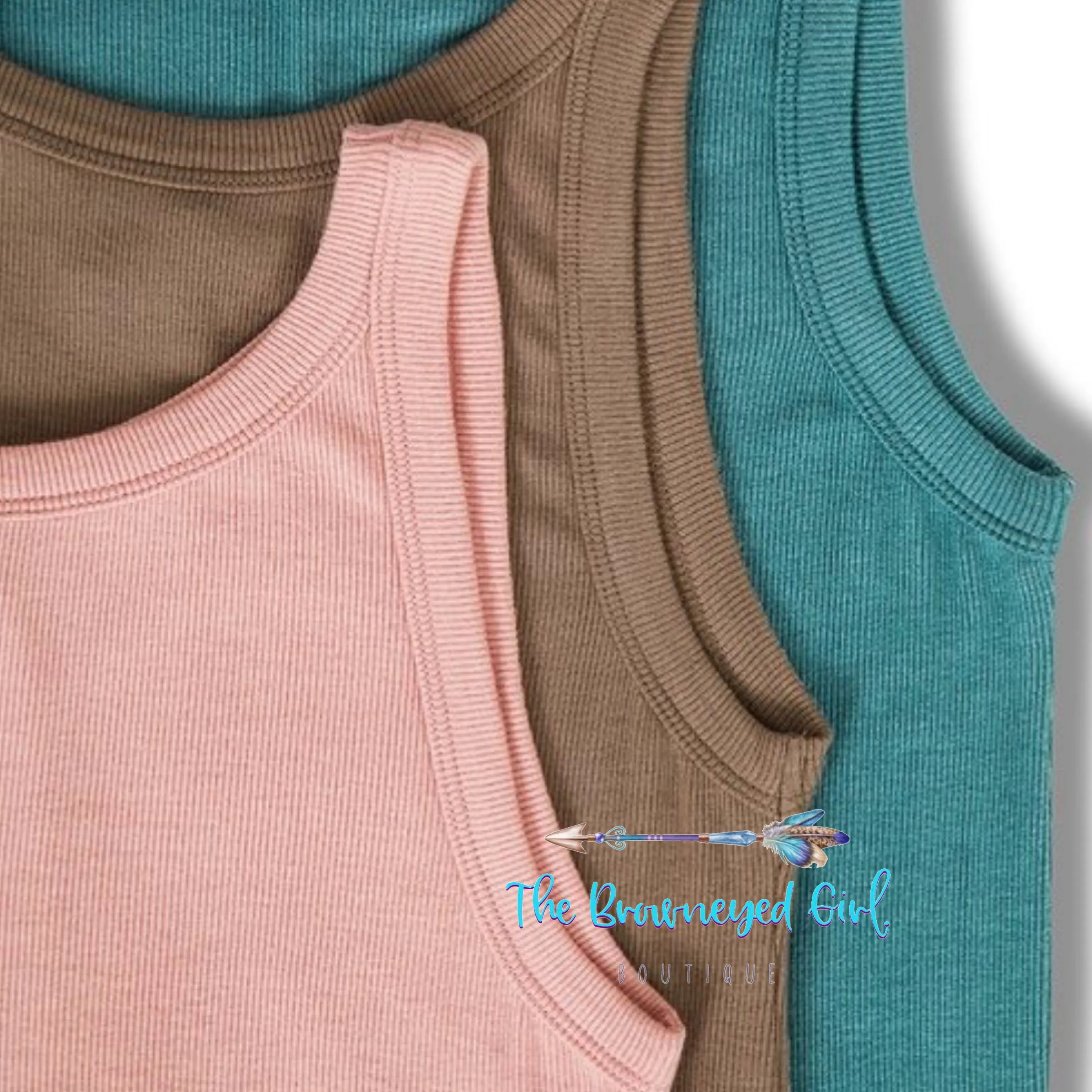 Savannah Ribbed Knit Tank Top