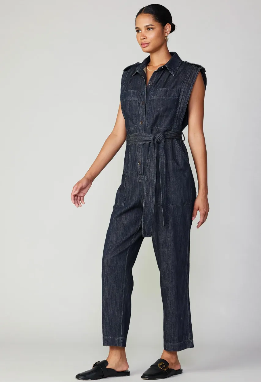 Sleeveless Utility Jumpsuit