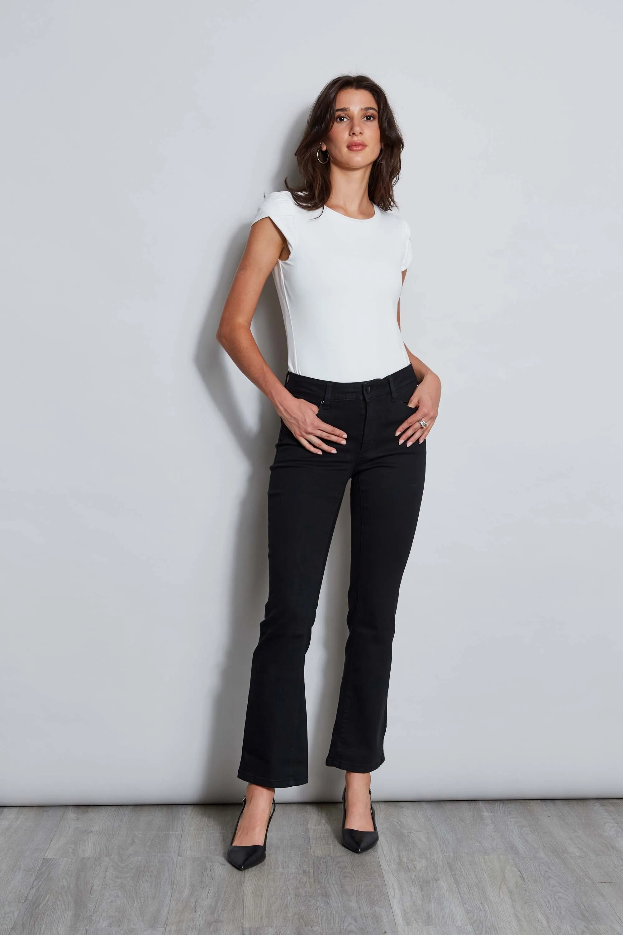 Tahari 28" Fit & Flare Jeans