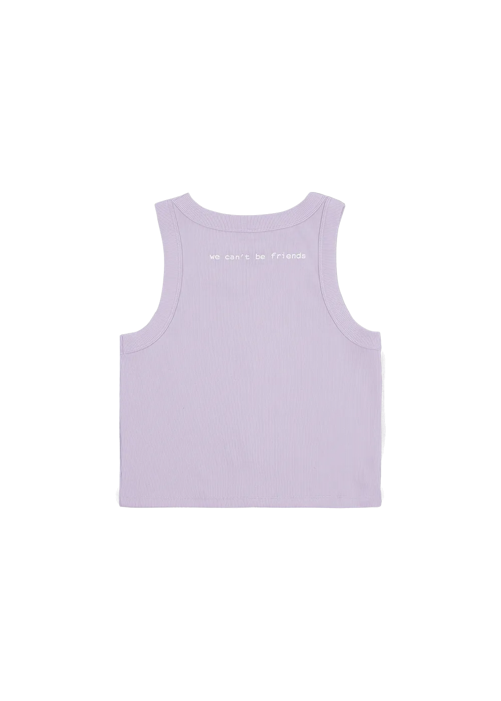 teddy ribbed tank top