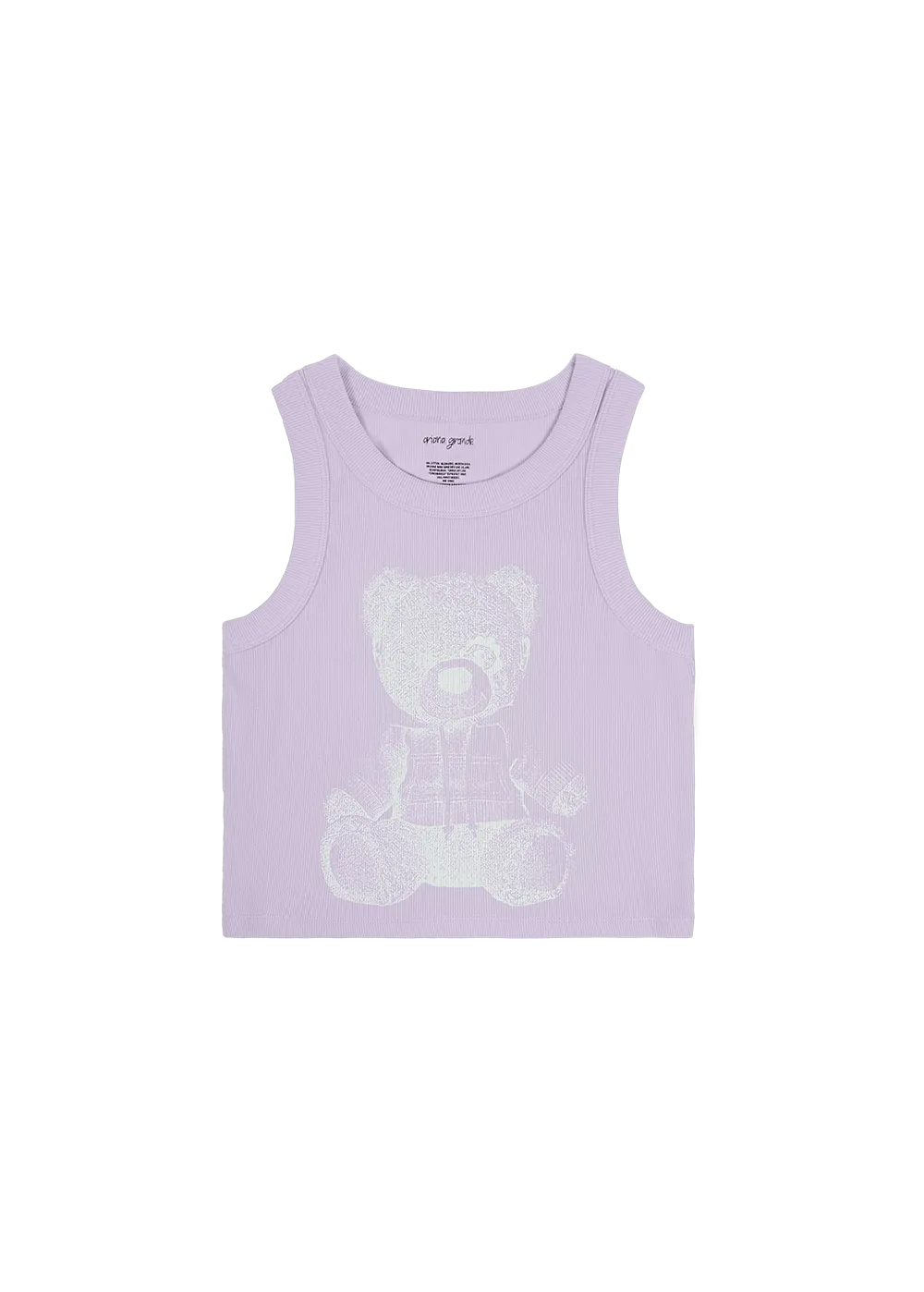 teddy ribbed tank top