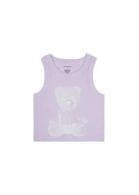 teddy ribbed tank top