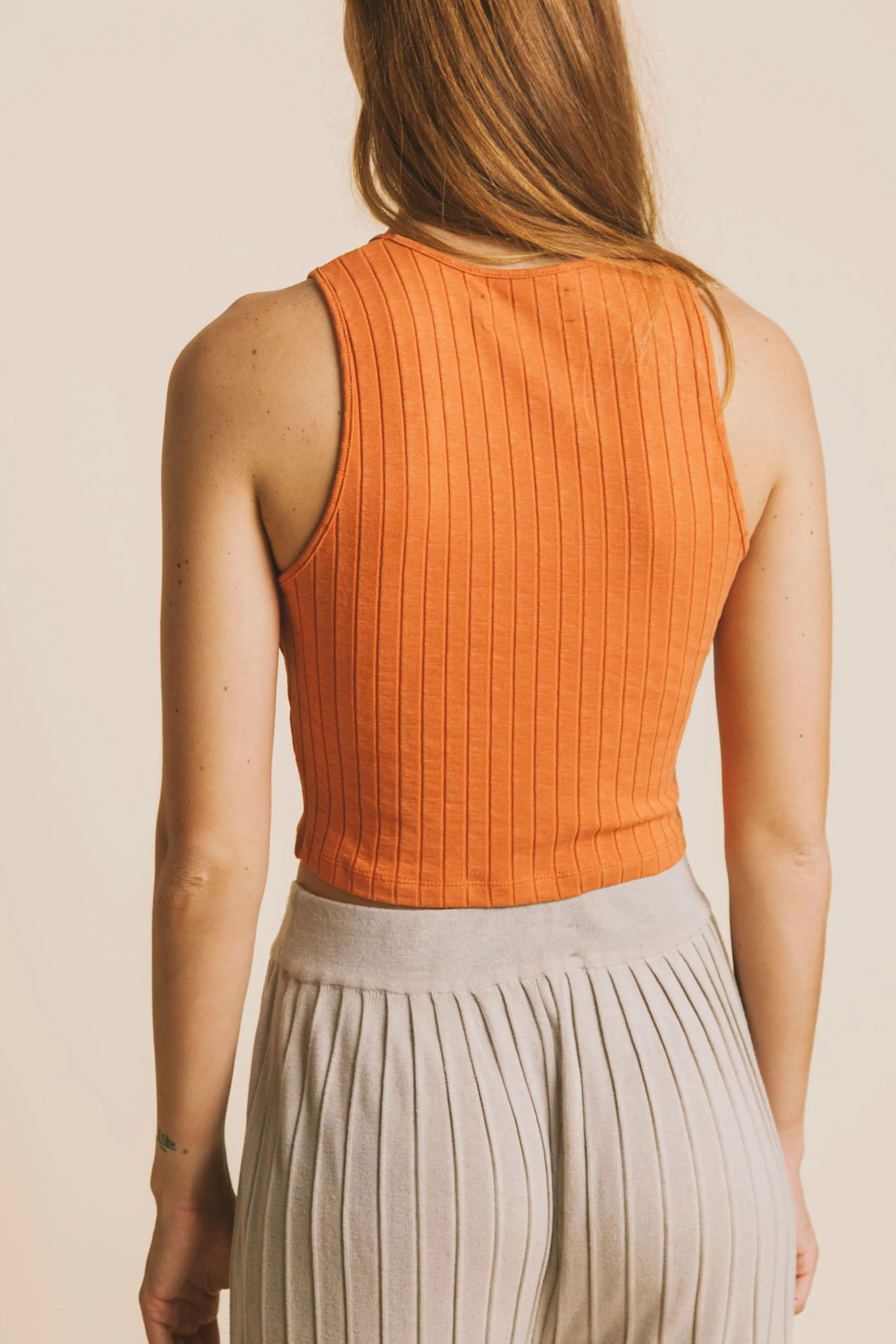 terracotta turkana tank top