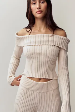 Thalia Off Shoulder Sweater