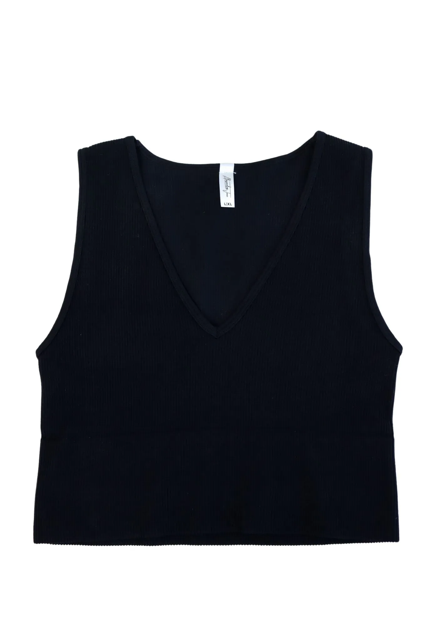 The Essential Crop | V Neck Top