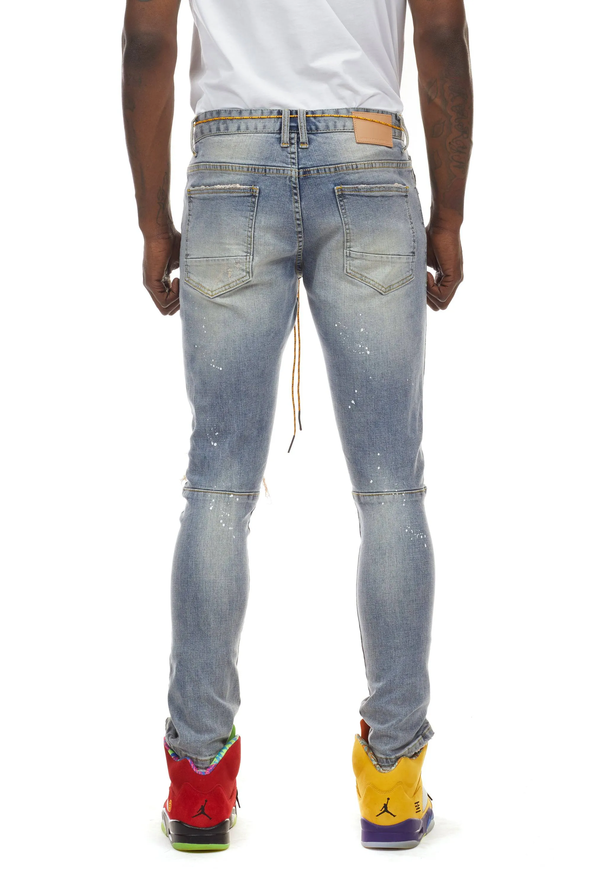 Utility Fashion Jeans -Nutria Blue