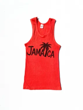 VINTAGE: Tank Top - Jamaican Red