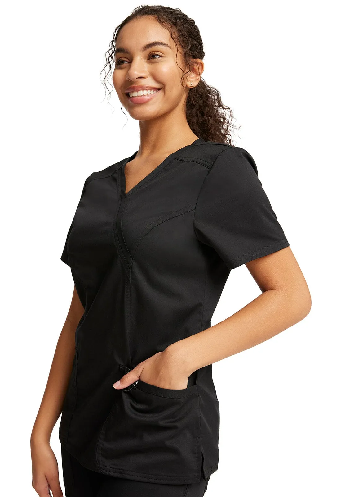 WW Revolution Mock Wrap Womens Scrub Top WW610