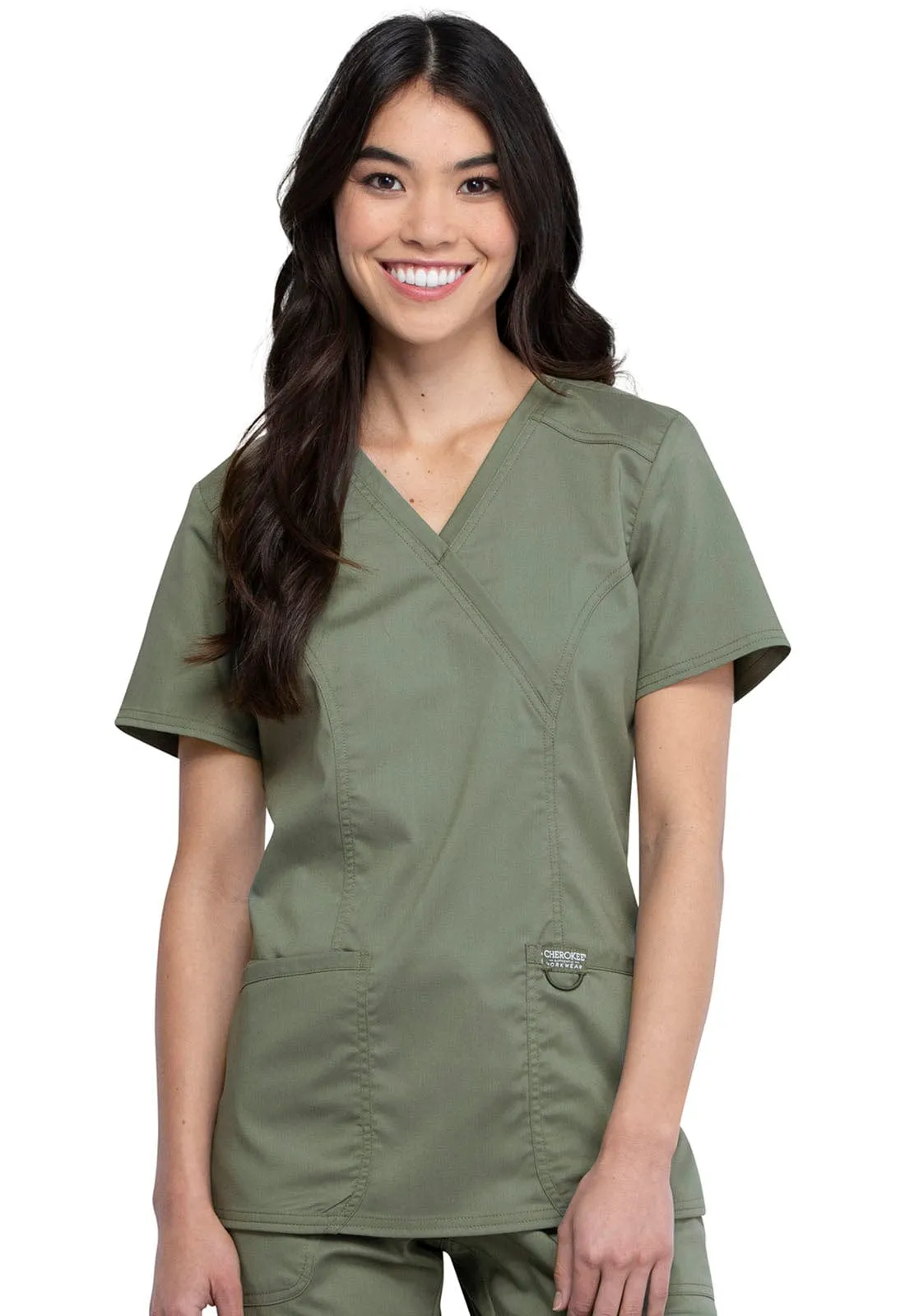 WW Revolution Mock Wrap Womens Scrub Top WW610